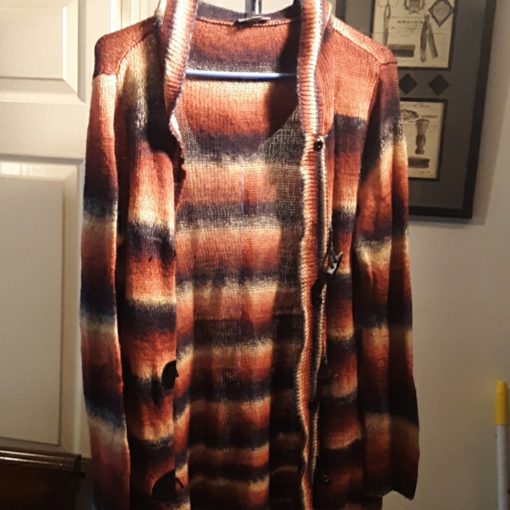 Button up sweater